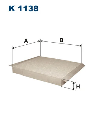 K1138 FILTRON Фильтр, воздух во внутренном пространстве (фото 1)