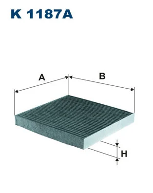 K1187A FILTRON Фильтр, воздух во внутренном пространстве (фото 1)