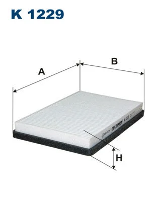 K1229 FILTRON Фильтр, воздух во внутренном пространстве (фото 1)