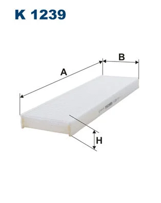 K1239 FILTRON Фильтр, воздух во внутренном пространстве (фото 1)