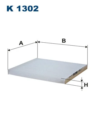 K1302 FILTRON Фильтр, воздух во внутренном пространстве (фото 1)