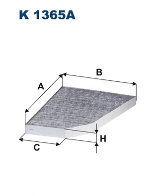 K 1365A FILTRON Фильтр, воздух во внутренном пространстве (фото 1)