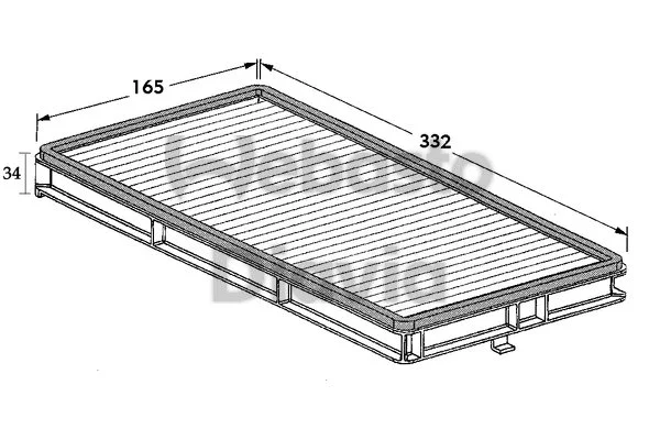82D0325006A WEBASTO Фильтр, воздух во внутренном пространстве (фото 1)