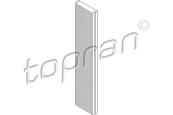 300 676 TOPRAN Фильтр, воздух во внутренном пространстве (фото 1)