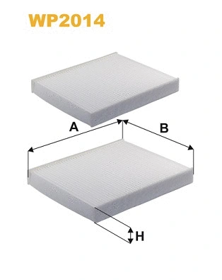 WP2014 WIX Фильтр, воздух во внутренном пространстве (фото 1)