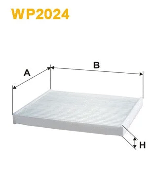 WP2024 WIX Фильтр, воздух во внутренном пространстве (фото 1)