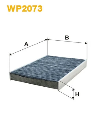 WP2073 WIX Фильтр, воздух во внутренном пространстве (фото 1)