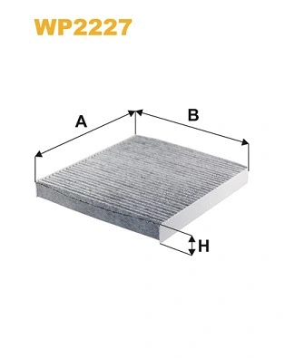 WP2227 WIX Фильтр, воздух во внутренном пространстве (фото 1)