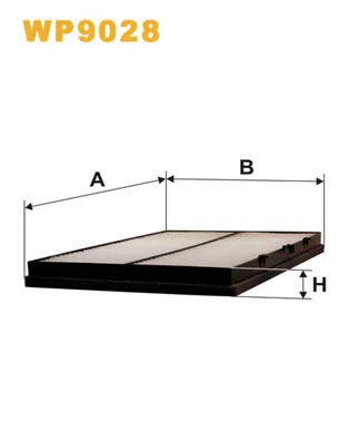 WP9028 WIX Фильтр, воздух во внутренном пространстве (фото 1)
