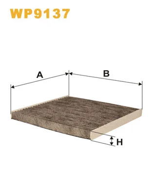 WP9137 WIX Фильтр, воздух во внутренном пространстве (фото 1)