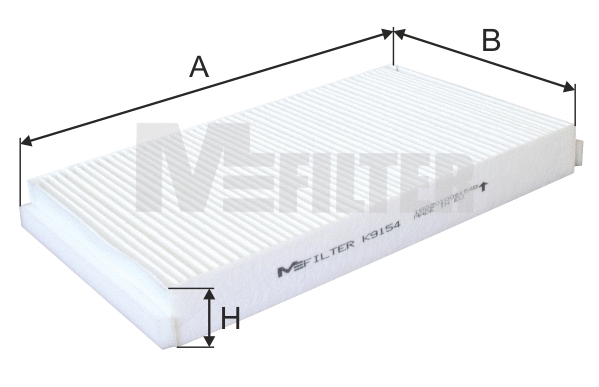 K 9154 MFILTER Фильтр, воздух во внутренном пространстве (фото 1)