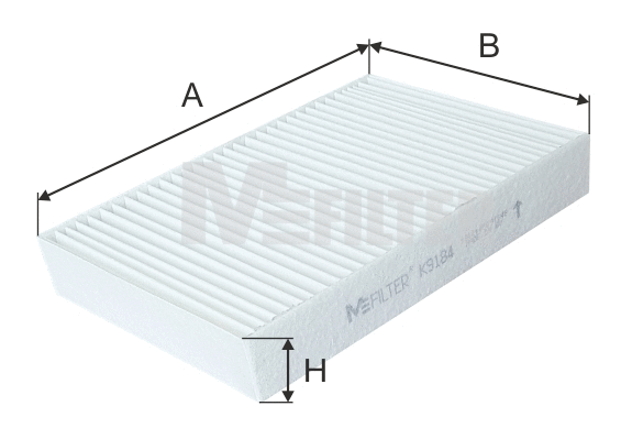 K 9184 MFILTER Фильтр, воздух во внутренном пространстве (фото 1)