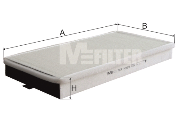 K 919 MFILTER Фильтр, воздух во внутренном пространстве (фото 1)
