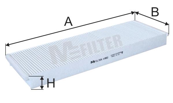 K 952 MFILTER Фильтр, воздух во внутренном пространстве (фото 1)