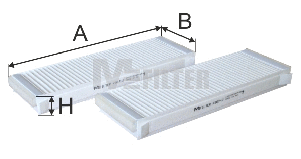 K 987-2 MFILTER Фильтр, воздух во внутренном пространстве (фото 1)