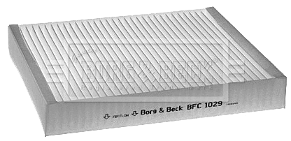 BFC1029 BORG & BECK Фильтр, воздух во внутренном пространстве (фото 1)