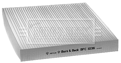 BFC1036 BORG & BECK Фильтр, воздух во внутренном пространстве (фото 1)