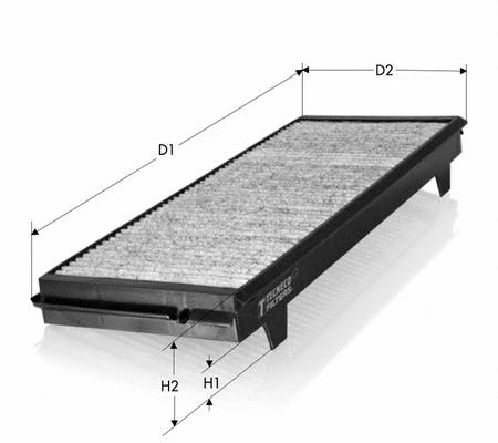 CK8778C TECNECO FILTERS Фильтр, воздух во внутренном пространстве (фото 1)