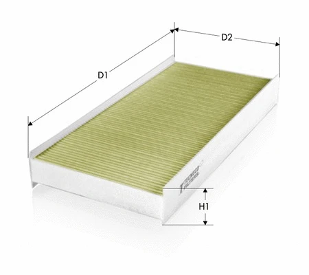 CKA10055 TECNECO FILTERS Фильтр, воздух во внутренном пространстве (фото 1)