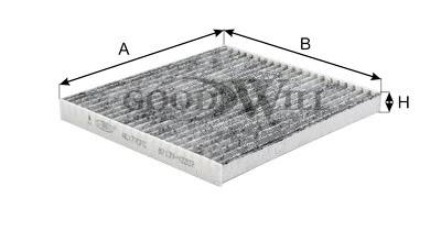 AG 177 CFC GOODWILL Фильтр, воздух во внутренном пространстве (фото 2)