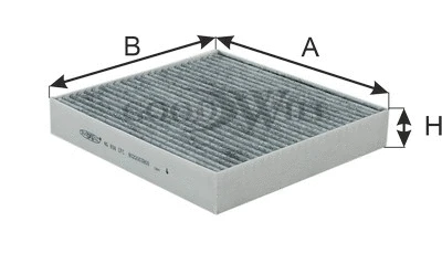 AG 658 CFC GOODWILL Фильтр, воздух во внутренном пространстве (фото 2)