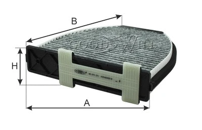 AG 675 CFC GOODWILL Фильтр, воздух во внутренном пространстве (фото 2)