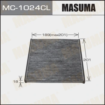 MC-1024CL MASUMA Фильтр, воздух во внутренном пространстве (фото 1)