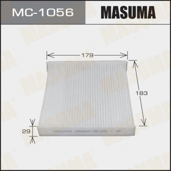 MC-1056 MASUMA Фильтр, воздух во внутренном пространстве (фото 1)