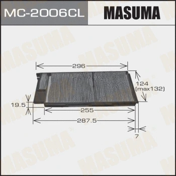 MC-2006CL MASUMA Фильтр, воздух во внутренном пространстве (фото 1)