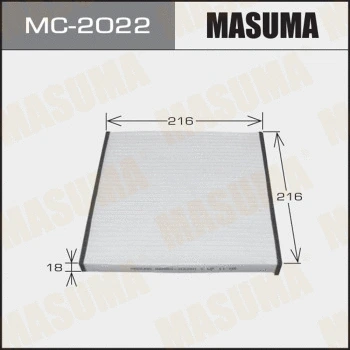 MC-2022 MASUMA Фильтр, воздух во внутренном пространстве (фото 1)