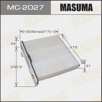 MC-2027 MASUMA Фильтр, воздух во внутренном пространстве (фото 1)