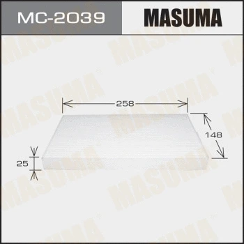 MC-2039 MASUMA Фильтр, воздух во внутренном пространстве (фото 1)
