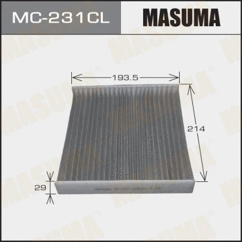 MC-231CL MASUMA Фильтр, воздух во внутренном пространстве (фото 1)