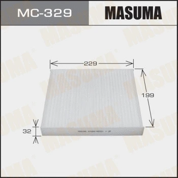 MC-329 MASUMA Фильтр, воздух во внутренном пространстве (фото 1)