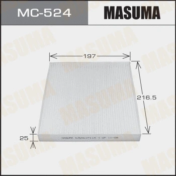 MC-524 MASUMA Фильтр, воздух во внутренном пространстве (фото 1)