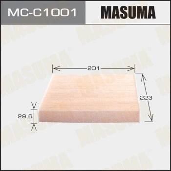 MC-C1001 MASUMA Фильтр, воздух во внутренном пространстве (фото 1)