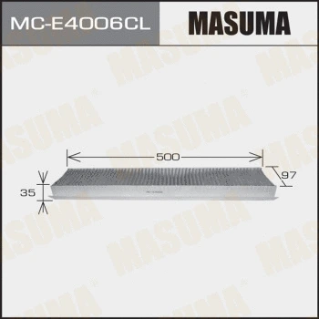 MC-E4006CL MASUMA Фильтр, воздух во внутренном пространстве (фото 1)