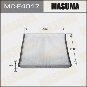 MC-E4017 MASUMA Фильтр, воздух во внутренном пространстве (фото 1)