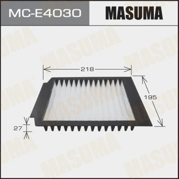MC-E4030 MASUMA Фильтр, воздух во внутренном пространстве (фото 1)