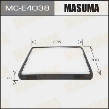 MC-E4038 MASUMA Фильтр, воздух во внутренном пространстве (фото 1)