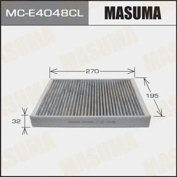 MC-E4048CL MASUMA Фильтр, воздух во внутренном пространстве (фото 1)