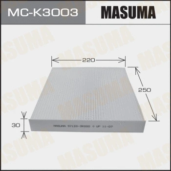 MC-K3003 MASUMA Фильтр, воздух во внутренном пространстве (фото 1)