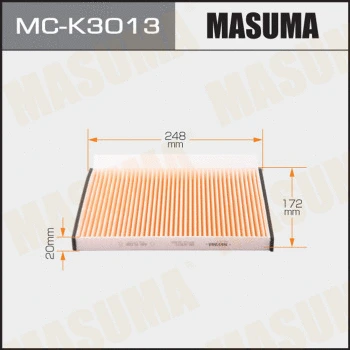 MC-K3013 MASUMA Фильтр, воздух во внутренном пространстве (фото 1)
