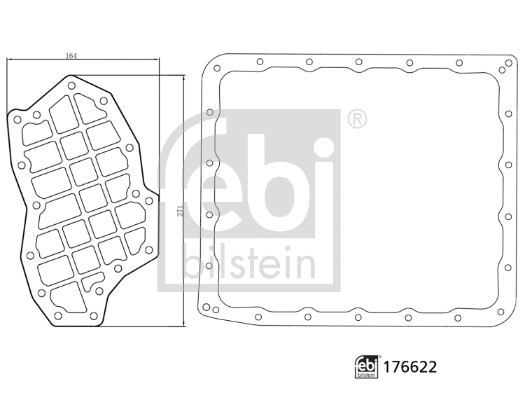 176622 FEBI Комплект гидрофильтров, автоматическая коробка передач (фото 2)
