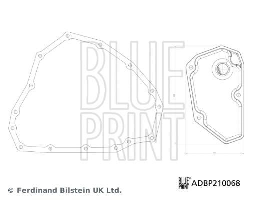 ADBP210068 BLUE PRINT Комплект гидрофильтров, автоматическая коробка передач (фото 1)