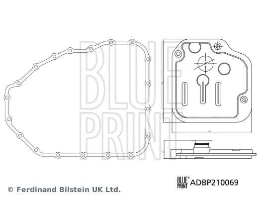 ADBP210069 BLUE PRINT Комплект гидрофильтров, автоматическая коробка передач (фото 1)
