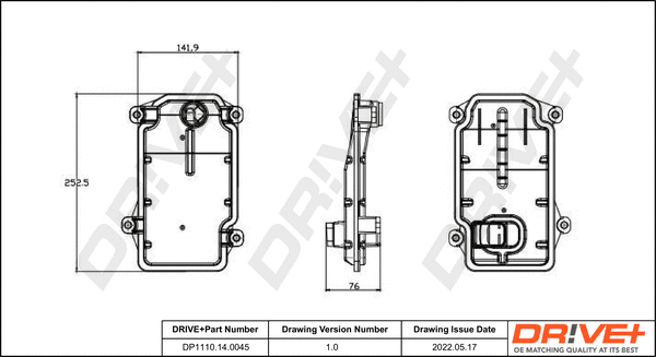 DP1110.14.0045 Dr!ve+ Комплект гидрофильтров, автоматическая коробка передач (фото 1)