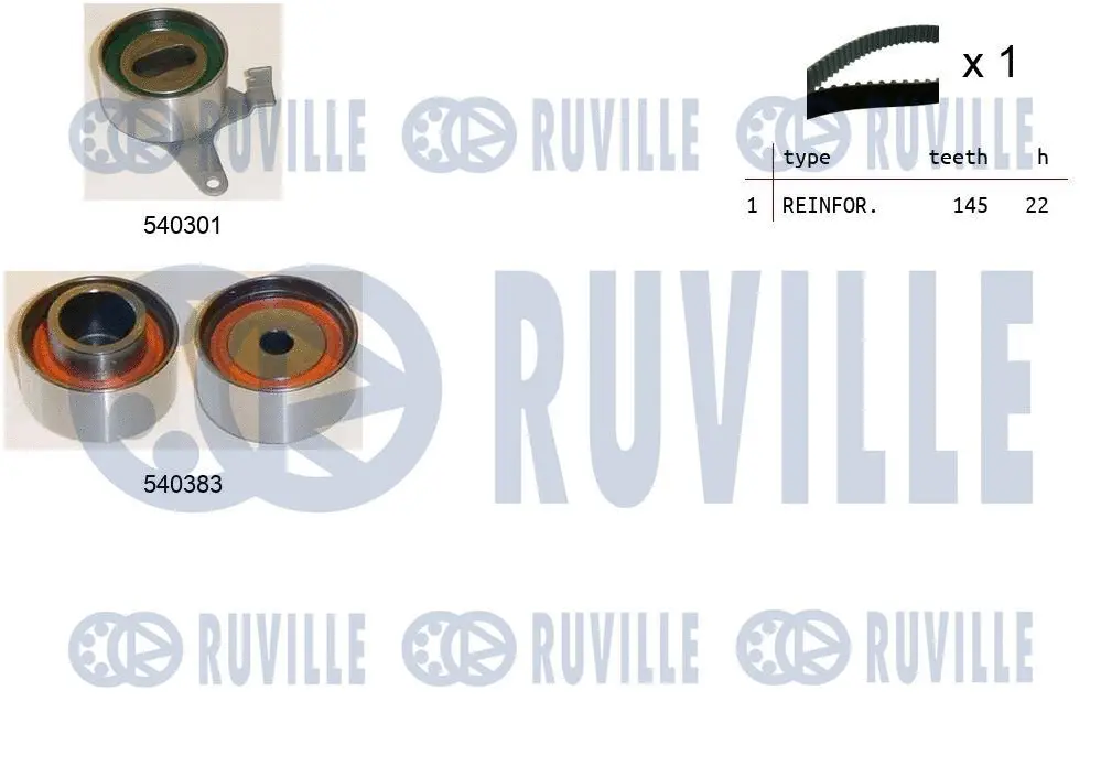550202 RUVILLE Комплект ремня ГРМ (фото 1)