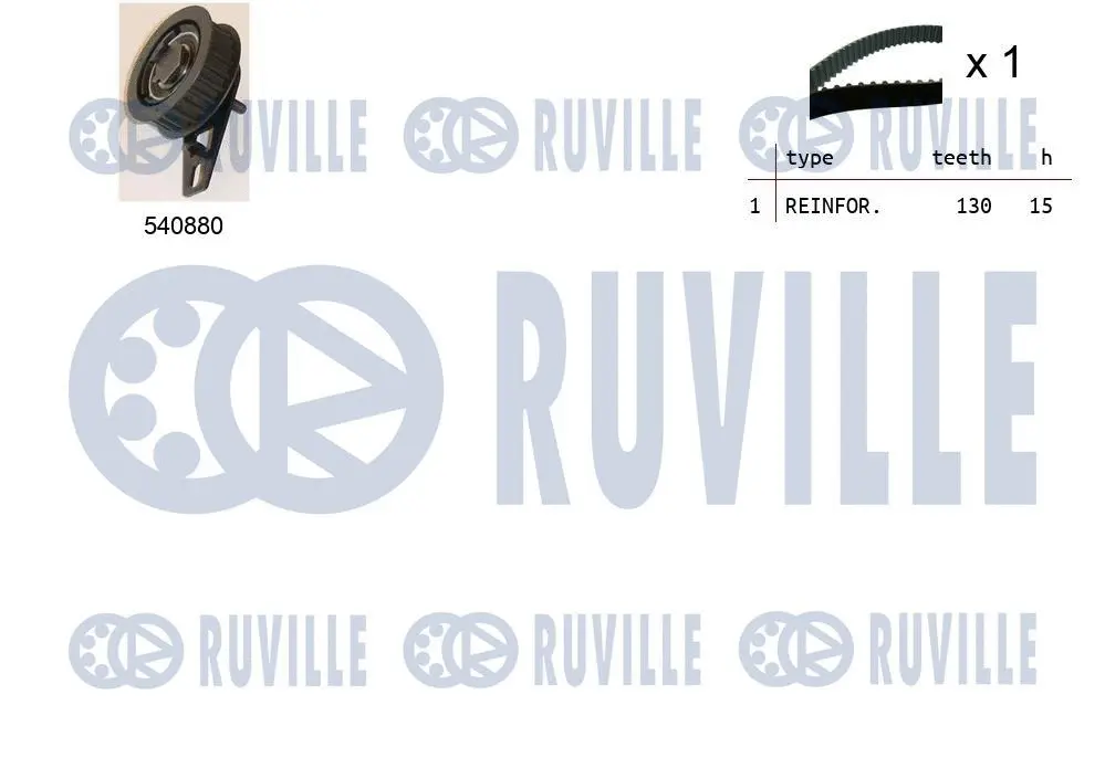 550309 RUVILLE Комплект ремня ГРМ (фото 1)