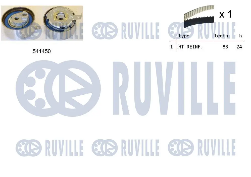 550324 RUVILLE Комплект ремня ГРМ (фото 1)